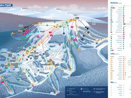 Pistenplan Idre Fjäll