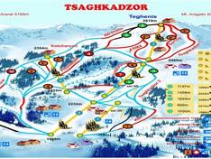 Pistenplan Zaghkadsor (Tsaghkadzor)