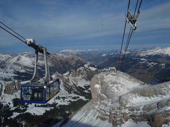 Cabane-Glacier 3000 - 125er Kabinen-Seilbahn