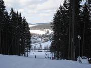 Hauptabfahrt oberer Teil