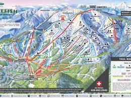 Pistenplan Whitefish Mountain Resort