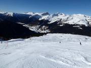 Abfahrt Nr. 9 am Clavadeler Piste