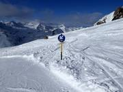 Klare Pistenmarkierung