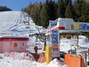 Fondo Piccolo-Cima Spill - 4er Sesselbahn fix geklemmt