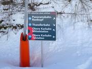 Hinweistafel am Thaneller