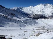 Blick über das Skigebiet Hohsaas