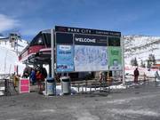 Informationstafel bei der Red Pine Gondola