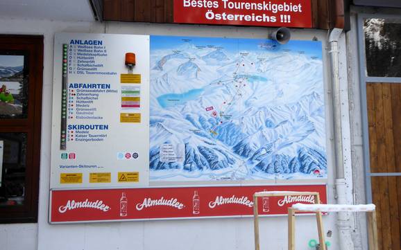 Stubachtal: Orientierung in Skigebieten – Orientierung Weißsee Gletscherwelt – Uttendorf
