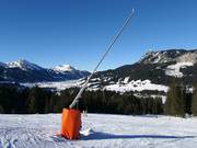 Beschneiung bei den Schachenliften