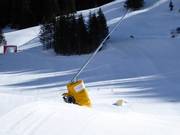 Lanzenbeschneiung im Kinderland