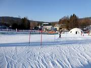 Übungshang im Skigebiet Deštné