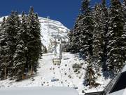 Alblittbahn - 4er Hochgeschwindigkeits-Sesselbahn (kuppelbar) mit Abdeckhauben