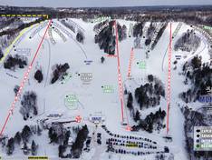 Pistenplan Mont Ripley
