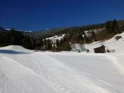 Gering geneigtes Gelände