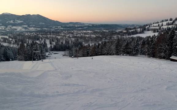 Skifahren in Untermberg
