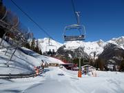 Almboden - 4er Sesselbahn fix geklemmt