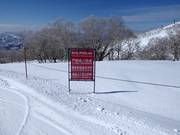 Einige Teilbereiche dürfen nicht befahren werden
