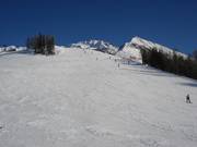 Breite Pisten am Goldried