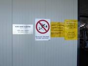 Das Befahren der Wälder ist nicht gestattet