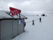 E. Lastenhissi Ounasvaara - Seillift/Babylift mit niederer Seilführung