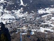 Blick auf Cortina d'Ampezzo