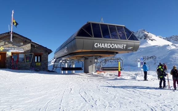 Monte Bianco (Mont Blanc): beste Skilifte – Lifte/Seilbahnen Espace San Bernardo – La Rosière/La Thuile