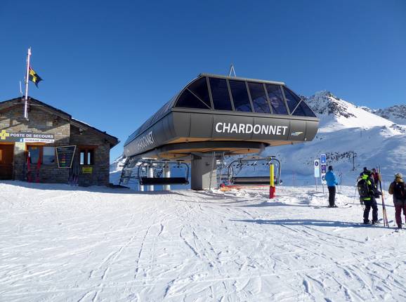 Chardonnet - 6er Hochgeschwindigkeits-Sesselbahn (kuppelbar)