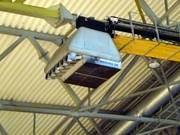 Schneekanone an der Hallendecke