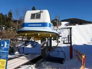 Kopfbergbahn - 4er Sesselbahn fix geklemmt