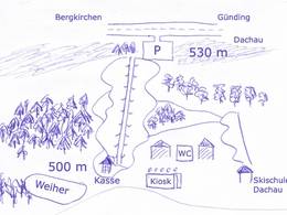 Pistenplan Monte Kienader – Bergkirchen