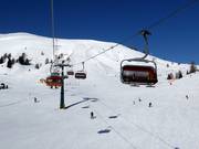 Campo-Le Cune - 4er Hochgeschwindigkeits-Sesselbahn (kuppelbar) mit Abdeckhauben