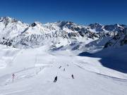 Schmugglerpiste an der Weißseejochbahn