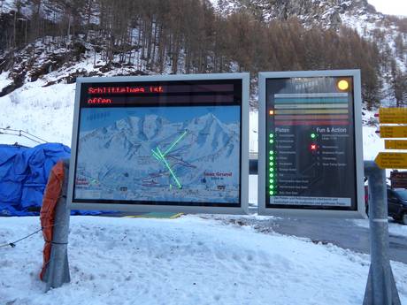 Saas-Fee/Saastal: Orientierung in Skigebieten – Orientierung Hohsaas – Saas-Grund