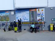 Große Informationstafel an der Mittelstation Fernau