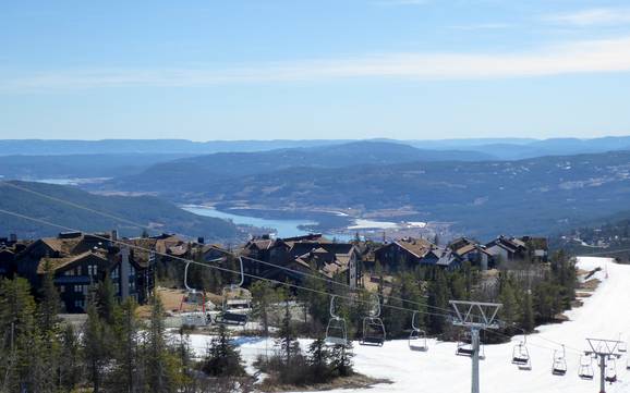 Größter Höhenunterschied in Skandinavien – Skigebiet Norefjell