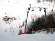 Steilhang - Schlepplift mit T-Bügel/Anker