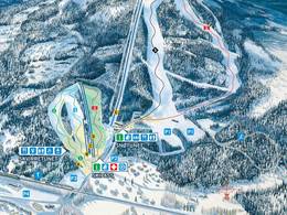 Pistenplan Varingskollen