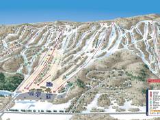 Pistenplan Granite Peak at Rib Mountain State Park