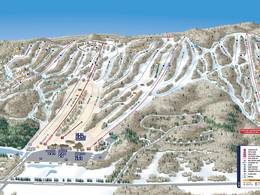 Pistenplan Granite Peak at Rib Mountain State Park