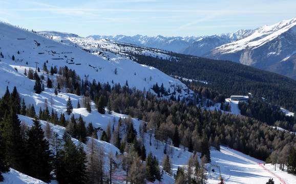 Altopiano della Paganella/Dolomiti di Brenta/Lago di Molveno: Größe der Skigebiete – Größe Paganella – Andalo