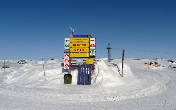Sørlandet: Orientierung in Skigebieten – Orientierung Hovden