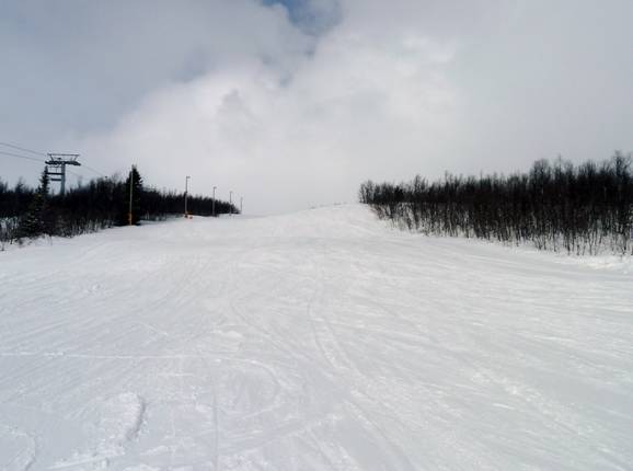 Breite Abfahrt Olabakken