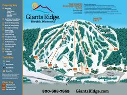 Pistenplan Giants Ridge