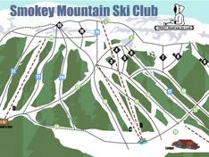 Pistenplan Smokey Mountain
