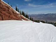 Abfahrt Broadway am Gipfel