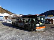 Skibus an der Talstation Schöneben