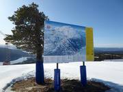 Pistenplan im Skigebiet Norefjell