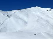 Mittelschwere Abfahrt am Seekareck