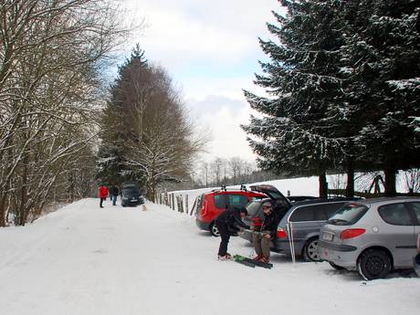 Rheinisches Schiefergebirge: Anfahrt in Skigebiete und Parken an Skigebieten – Anfahrt, Parken Burbach