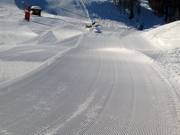 Frisch präparierte Piste in Serre Chevalier